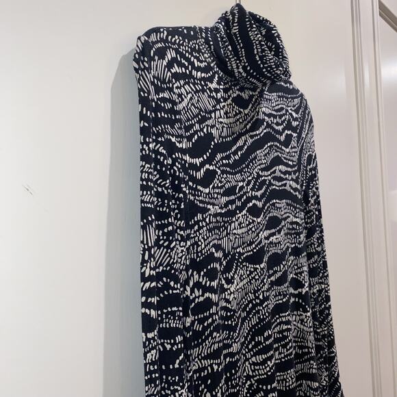 ANTHROPOLOGIE Maeve Turtleneck Dress XS Asymmetrical Comfy Stretch Whimsigoth - Picture 5 of 7